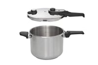 Tlakový hrniec Jata HOLL2230, 10 litrov, nehrdzavejúca oceľ, vhodný na všetky typy sporákov vrátane indukcie, priemer 24 cm 4