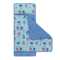 Detská spacia podložka Jay Franco Disney Lilo a Stitch so zabudovaným vankúšom a prikrývkou – mäkký spací vak z mikrovlákna 51 x 117 cm 2
