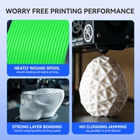 JAYO PLA Filament 1.75 mm 3D Nyomtatóhoz - Szürke, 1.1 kg Tekercs, Precíz Méretpontosság, Tisztán Tekert Szál, 3D Nyomtatás 3