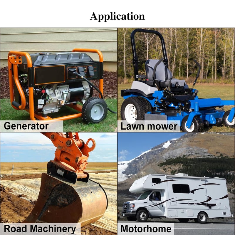 Jayron AC 110V-220V Kerek Kvarckristályos Üzemóra Számláló Traktor Generátor Fűnyíró Géphez