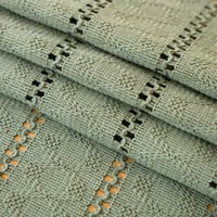 Jayusaror Zöld Makramé Asztali Futó 30x140cm Boho Farmhouse Stílusú - 30 x 140 cm, Sage Green 6