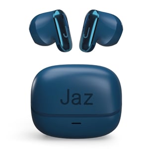 JAZ Orion Semi-In-Ear True Wireless Stereo slušalice plave, ultra kompaktna kutija za punjenje, ugrađeni mikrofon, kontrole na dodir, 20 sati trajanja baterije, pametne