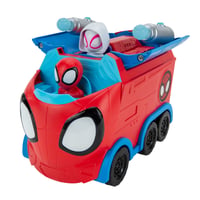 Jazwares Spidey a jeho úžasní priatelia Web Dart Launcher vozidlo 3 v 1 SNF0081 Spider-Man hračka pre deti od 3 rokov 1