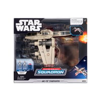 Sada Jazwares Star Wars Micro Galaxy Squadron ARC-170 Starfighter – 20 cm vesmírna loď s 3 mikrofigúrkami, oficiálna súprava SWJ0398 1