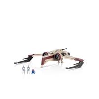 Sada Jazwares Star Wars Micro Galaxy Squadron ARC-170 Starfighter – 20 cm vesmírna loď s 3 mikrofigúrkami, oficiálna súprava SWJ0398 2