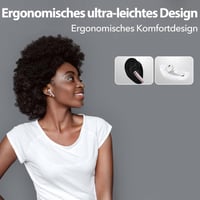 JBES Bluetooth 5.4 in-ear fülhallgató, 6 ENC mikrofon, 60 óra, IP5, USB-C - kék 2