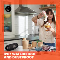 Prenosný reproduktor JBL Charge 5 Wi-Fi Bluetooth, vodotesný a prachotesný, vstavaná powerbanka, 20-hodinová výdrž batérie, čierny 8