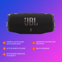Boxă portabilă Bluetooth JBL Charge 6 – 28 ore de autonomie, rezistență la apă și praf IP68, rezistentă la șocuri, Pro Sound AI Boost, Auracast, albastru 6