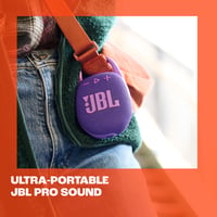 JBL Clip 5 Hordozható Bluetooth Hangszóró Piros Karabinerrel IP67 Vízálló 12 Óra Akkumulátor JBL Pro Sound Mély Basszus 4