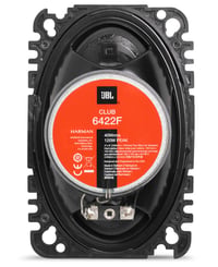 JBL Club 6422F 2-pásmová súprava do auta – 100x152 mm oválne koaxiálne reproduktory, špičkový výkon 120W, RMS 40W, čierne, 2 ks 5