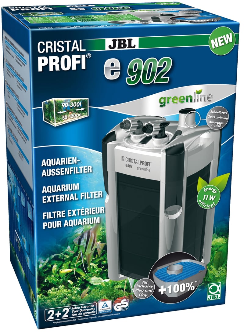 Vanjski filter za akvarij JBL CristalProfi e902 Greenline