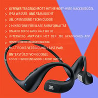 JBL Endurance Pace nyitott fülű Bluetooth sport fülhallgató, IP68, 10 h - fehér 6