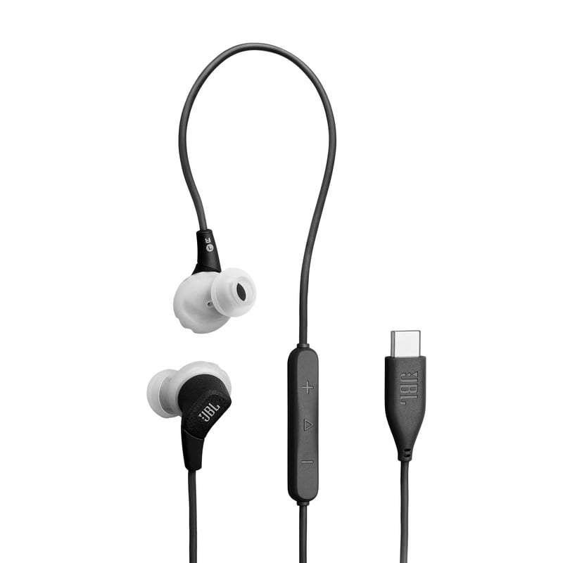 Káblové športové slúchadlá JBL Endurance Run 3, do uší, čierne/sivé