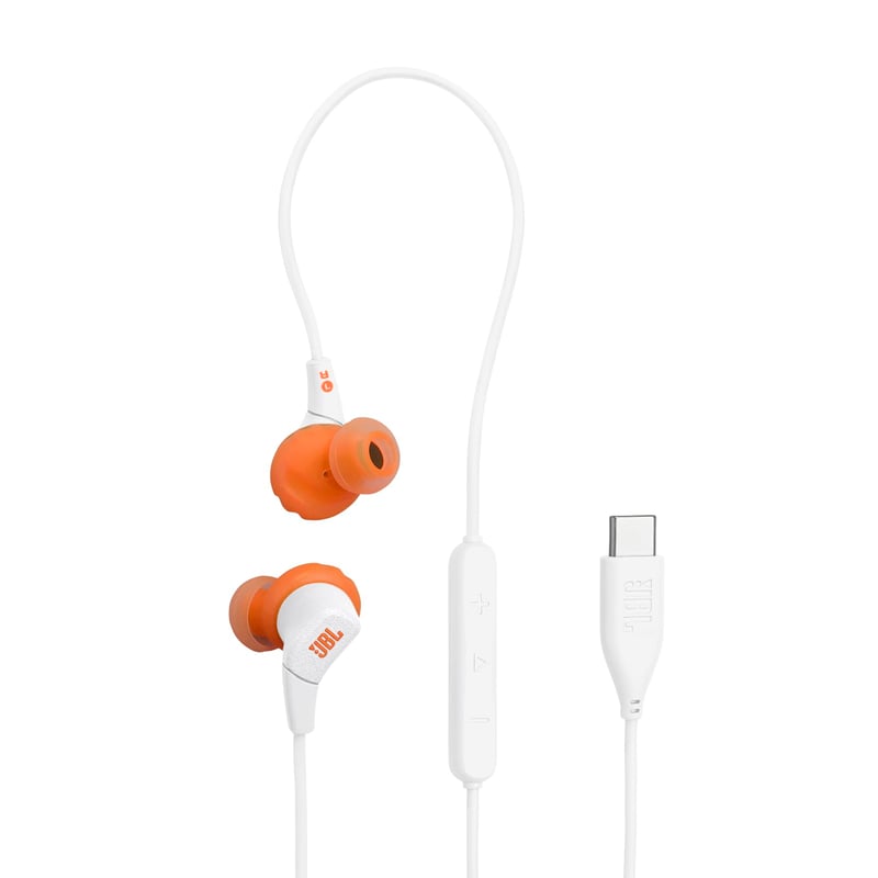 JBL Endurance Run 3 žičane sportske slušalice IP65 USB-C - bijele