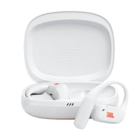 Bezdrôtové slúchadlá na šport JBL Endurance Zone, otvorené, biele, Bluetooth 5.3, výdrž batérie 32 hodín, vodoodolnosť IP68, technológia OpenSound 1