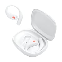 Bezdrôtové slúchadlá na šport JBL Endurance Zone, otvorené, biele, Bluetooth 5.3, výdrž batérie 32 hodín, vodoodolnosť IP68, technológia OpenSound 9