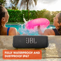 Bluetooth reproduktor JBL Flip 6 čierny – Vodoodolný prenosný reproduktor s 2-pásmovou sústavou, hlbokými basmi a 12-hodinovou výdržou batérie 4