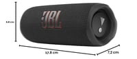 Bluetooth reproduktor JBL Flip 6 čierny – Vodoodolný prenosný reproduktor s 2-pásmovou sústavou, hlbokými basmi a 12-hodinovou výdržou batérie 9