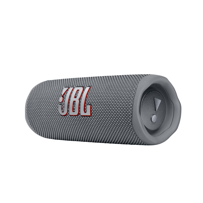 Boxă portabilă Bluetooth JBL Flip 6 gri - rezistentă la apă, cu sistem audio pe 2 căi, bas profund și 12 ore de autonomie a bateriei