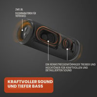 Boxă portabilă Bluetooth JBL Flip 6 gri - rezistentă la apă, cu sistem audio pe 2 căi, bas profund și 12 ore de autonomie a bateriei 6