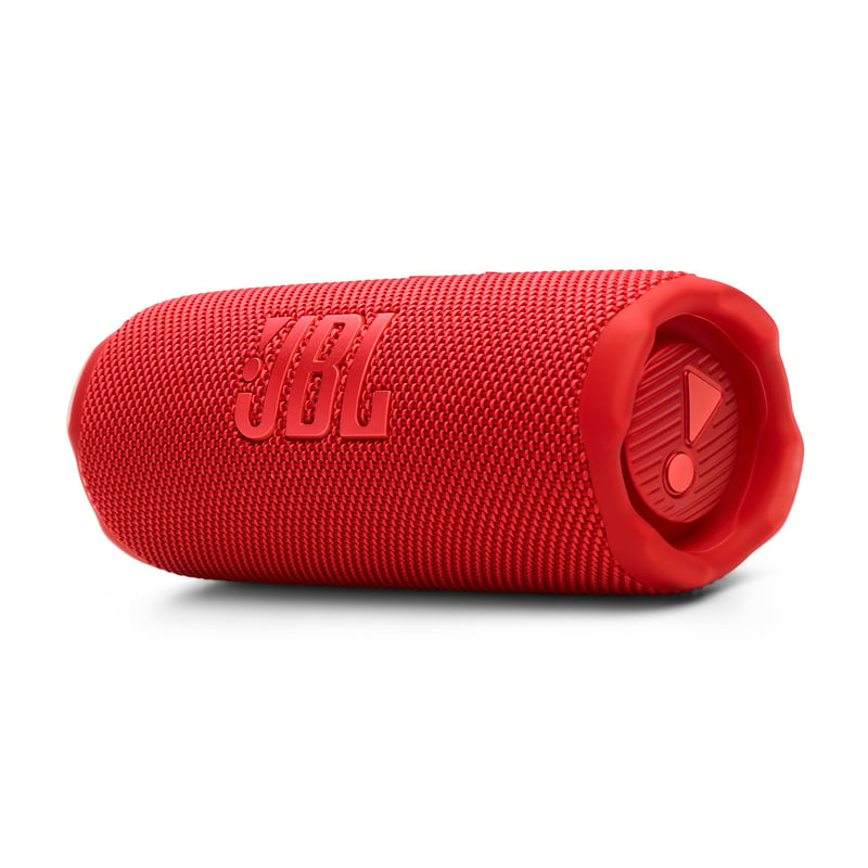 Prenosný Bluetooth reproduktor JBL Flip 7 – červený, vodotesný a prachotesný podľa normy IP68, 16-hodinová výdrž batérie, AI Boost, pripojenie viacerých reproduktorov cez Auracast