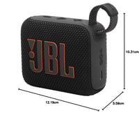 Boxă portabilă Bluetooth JBL Go 4 Negru - Sunet JBL Pro, Bas profund, Funcție Playtime Boost - Rezistentă la apă și praf - 7 ore de autonomie a bateriei 10