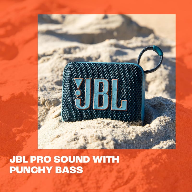 JBL Go 4 Lila Hordozható Bluetooth Hangszóró Vízálló Porálló 7 Óra Játékidő - Purple
