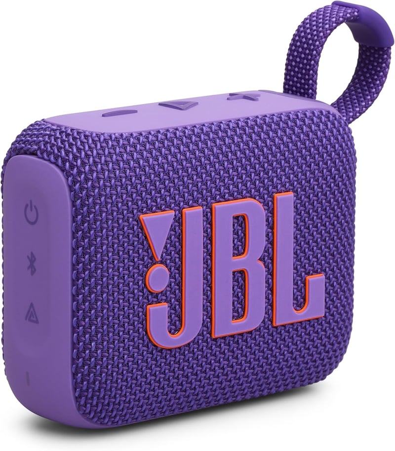 JBL Go 4 Lila Hordozható Bluetooth Hangszóró Vízálló Porálló 7 Óra Játékidő - Purple