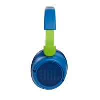 Detské slúchadlá JBL JR 460 NC s potlačením hluku, modré – s technológiou JBL Safe Sound, 30-hodinová výdrž prehrávania 10