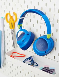 Detské slúchadlá JBL JR 460 NC s potlačením hluku, modré – s technológiou JBL Safe Sound, 30-hodinová výdrž prehrávania 2