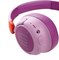 Detské slúchadlá JBL JR 460 NC s potlačením hluku, ružové – technológia JBL Safe Sound, 30 hodín prehrávania, 3,5 mm jack 3