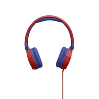 Căști audio pentru copii JBL Jr310 Bluetooth On-Ear, Roșu-Albastru – Căști cu fir, cu microfon și telecomandă integrate – Pentru școală și activități recreative 5