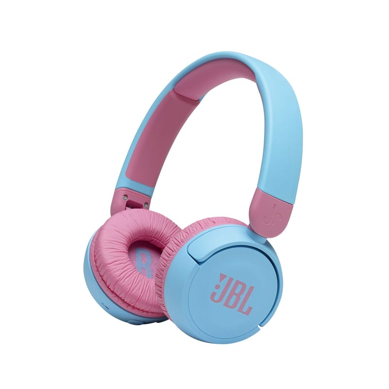 Detské Bluetooth slúchadlá JBL Jr310 BT s mikrofónom, 30-hodinová výdrž batérie, ľahký skladací dizajn, modré