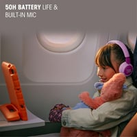 Bezdrôtové detské Bluetooth slúchadlá JBL Junior 320 BT so vstavaným mikrofónom, výdrž batérie 50 hodín, JBL Safe Sound, modré 2