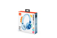 Bezdrôtové detské Bluetooth slúchadlá JBL Junior 320 BT so vstavaným mikrofónom, výdrž batérie 50 hodín, JBL Safe Sound, modré 7