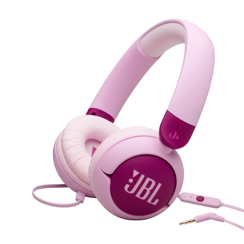 Káblové slúchadlá pre deti JBL Junior 320 s mikrofónom – fialové
