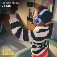 Káblové slúchadlá pre deti JBL Junior 320 s mikrofónom – fialové 2