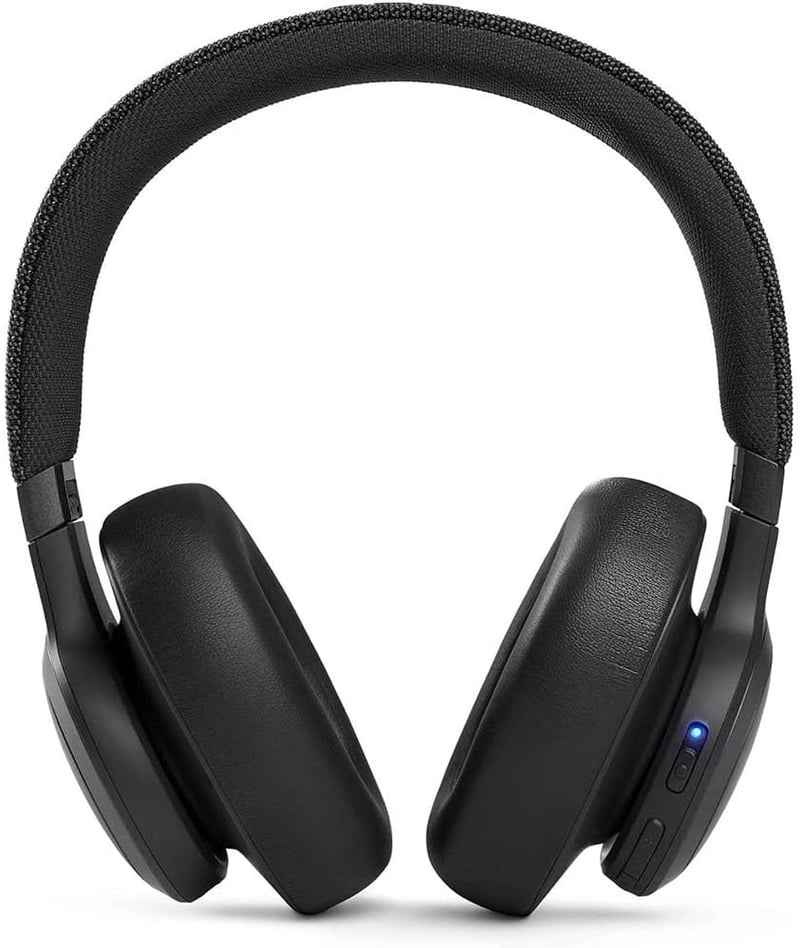 JBL Live 660NC Bluetooth fejhallgató fekete, aktív zajszűréssel és 50 órás akkumulátor - black