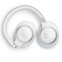 Căști Over-Ear Bluetooth JBL Live 770 NC cu anulare adaptivă a zgomotului, 65 de ore de autonomie a bateriei, asistent vocal - Alb 6