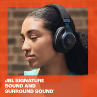 Căști Over-Ear Bluetooth JBL Live 770 NC cu anulare adaptivă a zgomotului, 65 de ore de autonomie a bateriei, asistent vocal - Alb 4