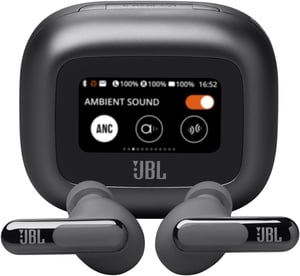 JBL Live Beam 3 bežične Bluetooth slušalice, 48 h, True Adaptive ANC, IP55 - crne