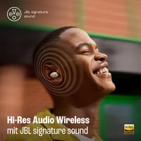 Căști Wireless Bluetooth JBL Live Buds 3 - Anulare activă a zgomotului, 40 ore autonomie, rezistență la apă IP55, Albastru 2