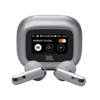 Bezdrôtové Bluetooth slúchadlá JBL Live Flex 3, s potlačením hluku, 50-hodinová výdrž batérie, odolnosť voči vode IP54, JBL Signature Sound, strieborné 1