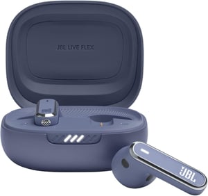 JBL Live Flex True Wireless Bluetooth slušalice s aktivnim poništavanjem buke, IP54 vodootporne, plave - rabljeno