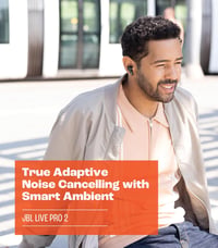 JBL Live Pro 2 vízálló True Wireless fülhallgató aktív zajszűréssel, 40 órás akkumulátor - Single 3