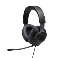Căști de gaming JBL Quantum 100 cu jack de 3,5 mm, microfon cu anulare a zgomotului, culoare neagră, căști pentru gameri de nivel entry-level 1