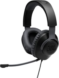 JBL Quantum 100 vezetékes gamer fejhallgató 3,5mm jack mikrofonnal - black, Quantum 100 1