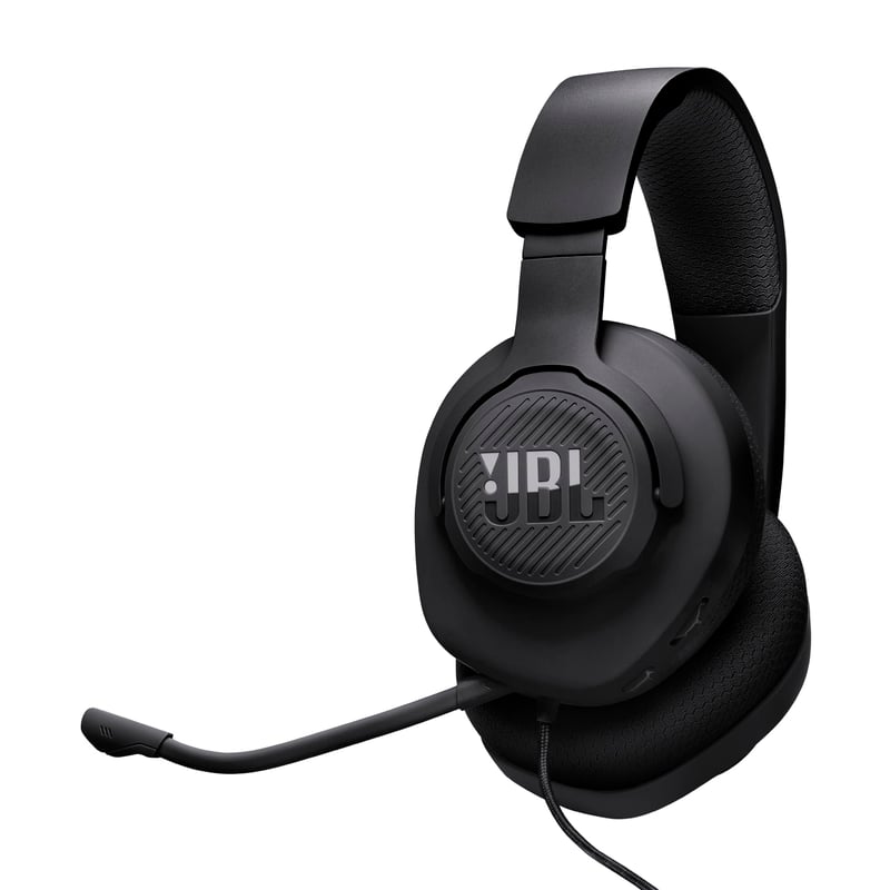 Káblové herné slúchadlá JBL Quantum 100M2, 3,5 mm jack, odnímateľný mikrofón, čierne