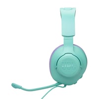 Drôtové herné slúchadlá cez uši JBL Quantum 100M2, 3,5 mm jack konektor, multiplatformová kompatibilita, odnímateľný mikrofón s funkciou stlmenia, čierne 9