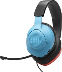 JBL Quantum 100N Gamer Fejhallgató Vezetékes Memóriahabos Mikrofon Nélkül - blue / red, 44J US 1